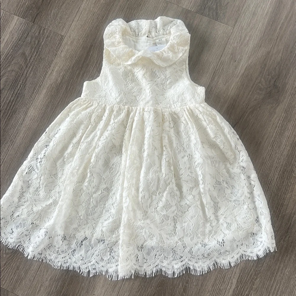 BNWT H&M Ruffle Collared Dress - Picture 3 of 9